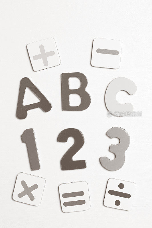 字母和数字与数学符号