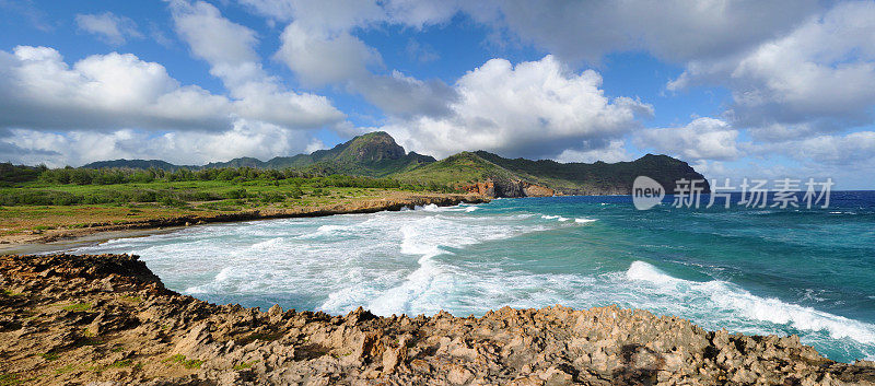 马霍莱普海滩全景