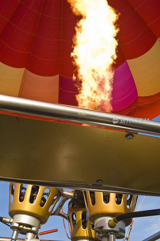 热气球燃烧器和火焰