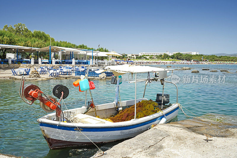 希腊渔船-罗德岛，希腊