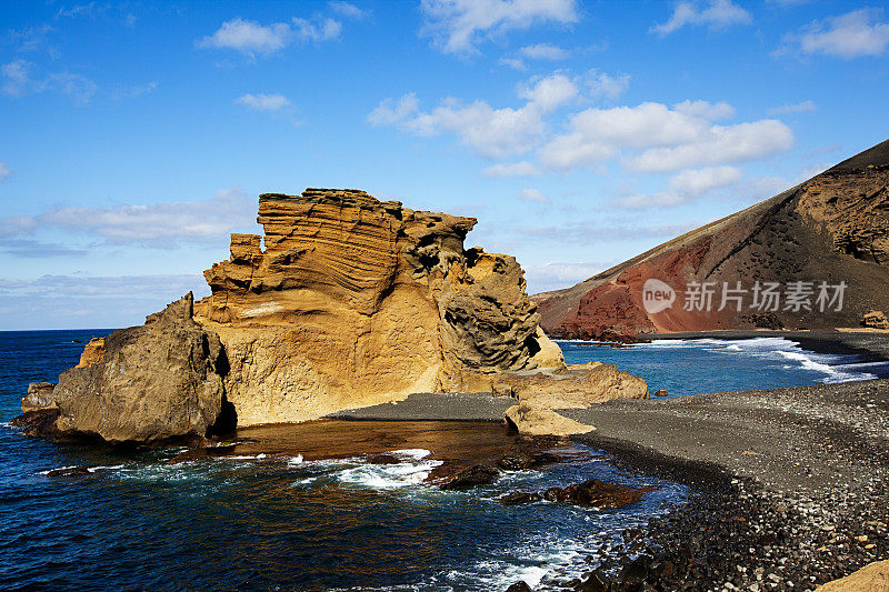 兰萨罗特岛的海岸线