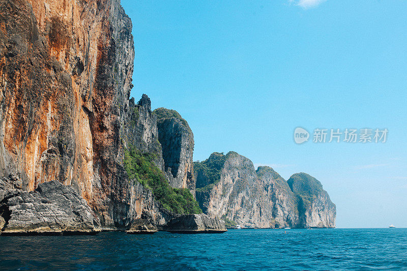 泰国甲米的皮皮岛全景