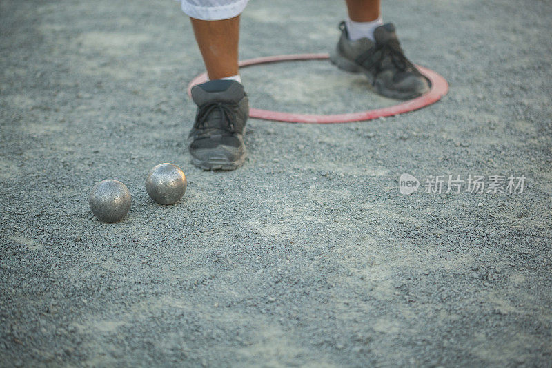 金属petanque球和脚