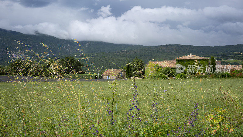 法国南部普罗旺斯的乡村