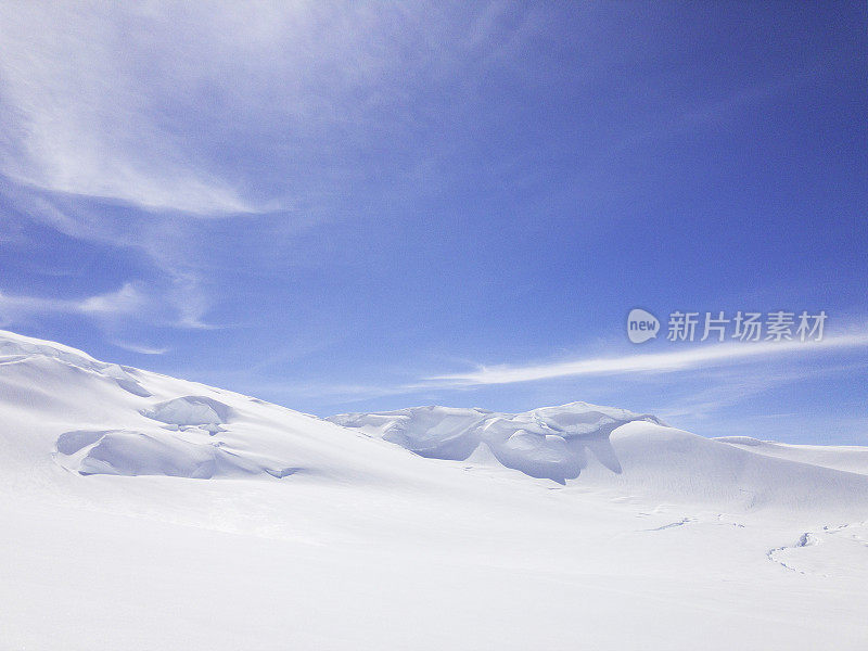 德纳里国家公园的雪景