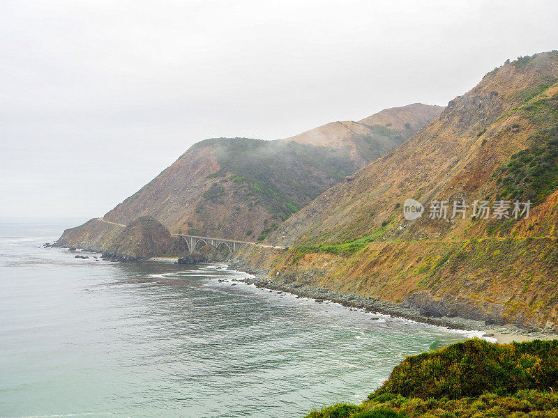 太平洋海岸公路，1号公路，大苏尔，加利福尼亚州，美国