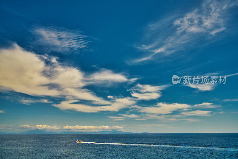 阿马尔菲海岸-地中海-萨莱诺湾