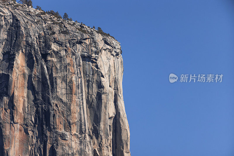 加州优胜美地国家公园的埃尔卡皮坦岩层