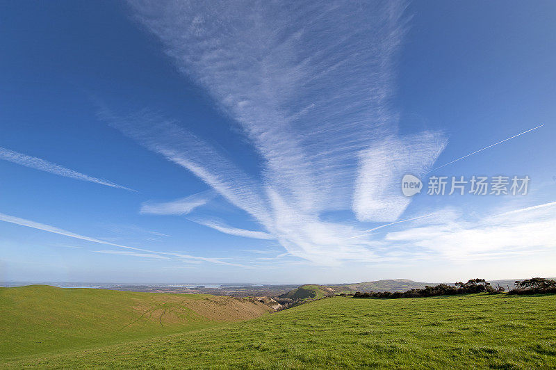 英格兰西多塞特郡，多塞特Ridgeway人行道