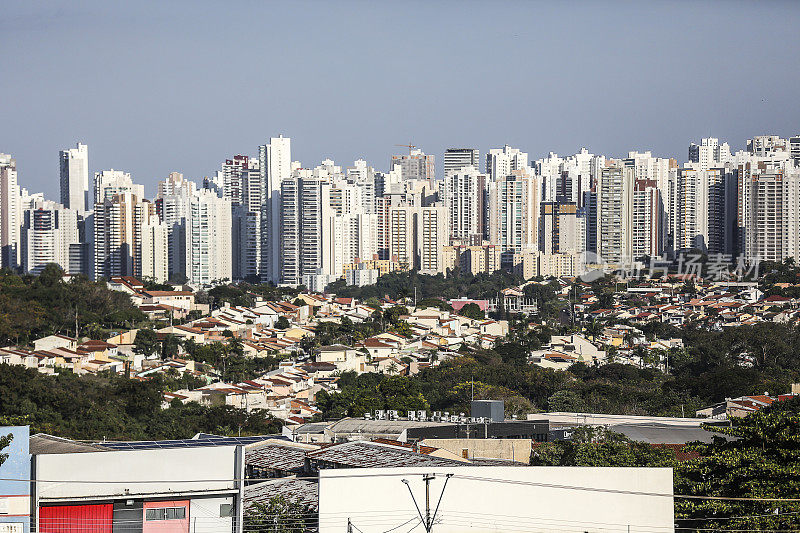 住宅小区建筑全景