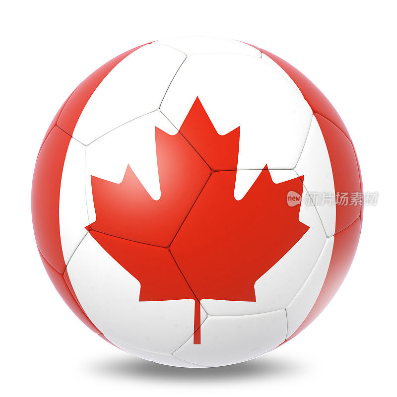 加拿大国旗足球