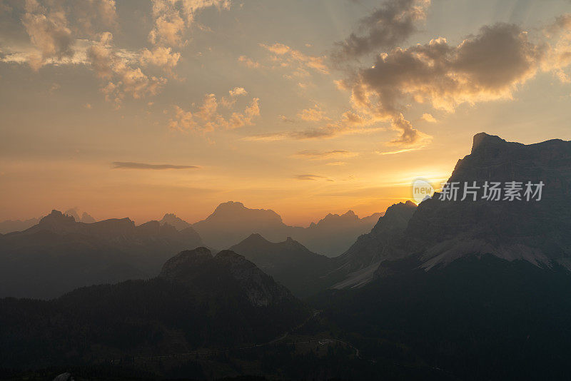 Pelmo山，Dolomites，意大利阿尔卑斯山，意大利