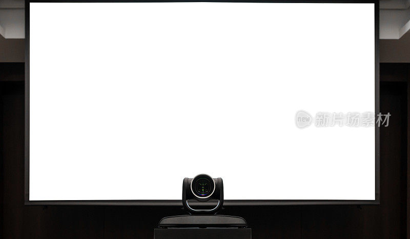 摄像机视频会议与投影仪白屏