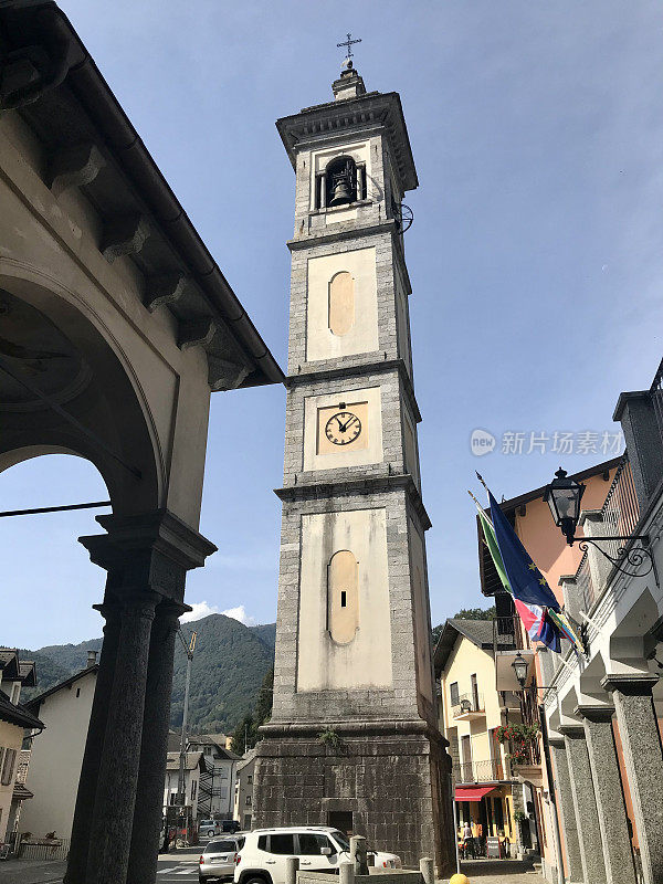 意大利-皮埃蒙特大区-雷村-老城区小街道