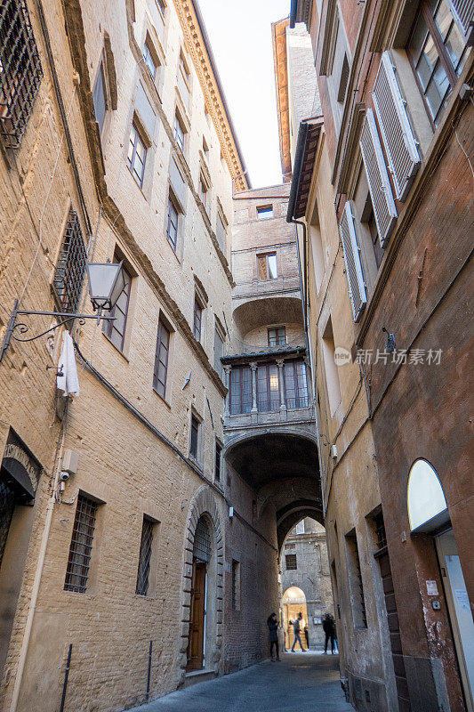 托斯卡纳，佛罗伦萨的狭窄街道