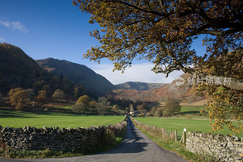 Glencoyne,坎布里亚郡。英格兰湖区，英国