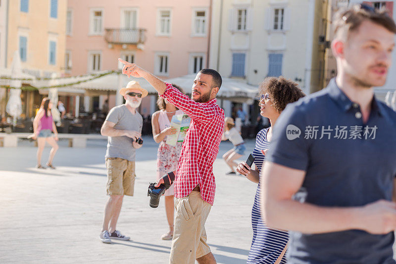 斯洛文尼亚皮兰旅游者