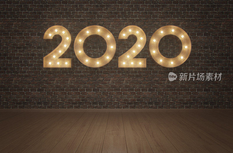 2020年灯泡字母