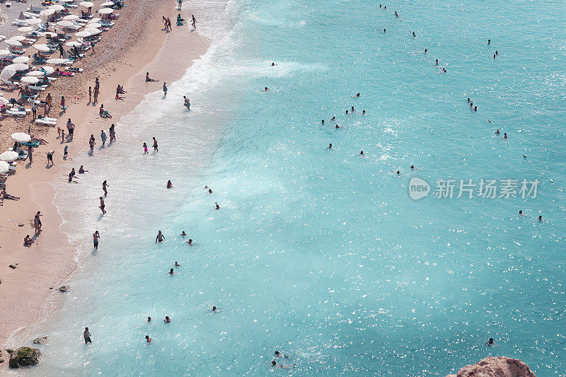 海滩的背景