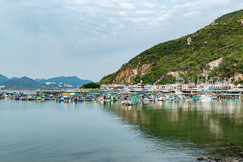 南丫岛索罟湾村的风景名船