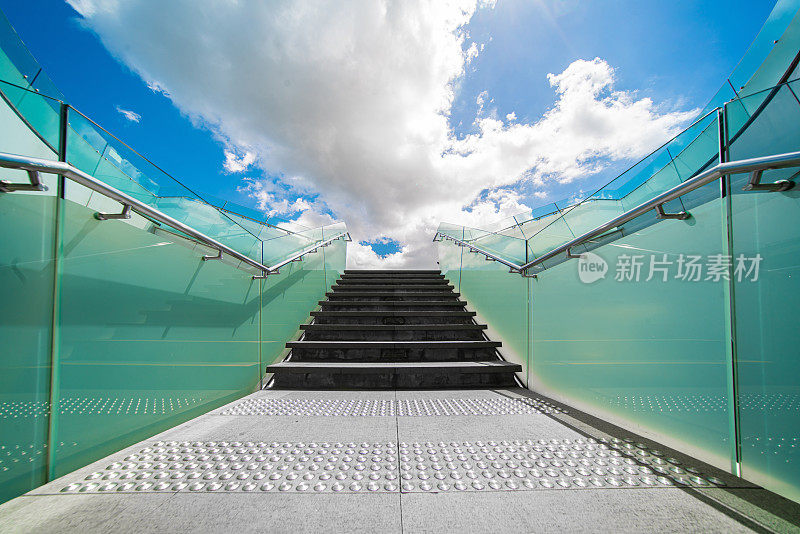 香港的现代楼梯