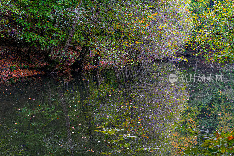 秋天在耶迪戈勒(七湖)国家公园博鲁土耳其