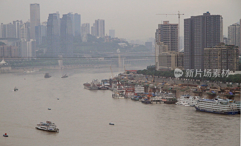 中国重庆的城市景观