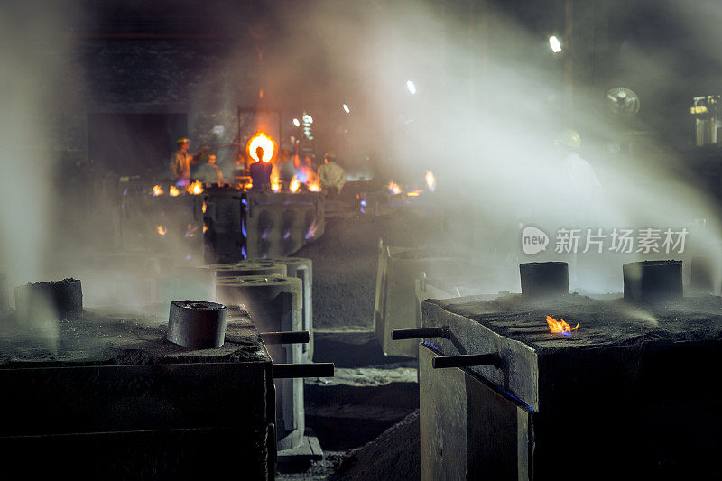 冶金厂的高炉