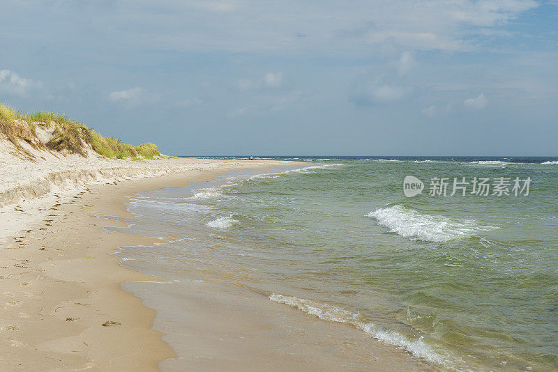 瑞典南部的Sandhammaren海滩