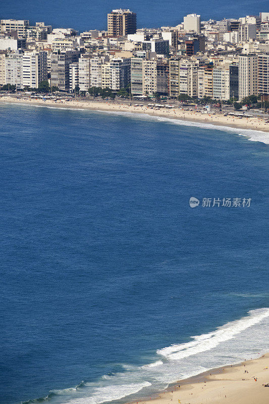 里约热内卢的科帕卡巴纳海滩