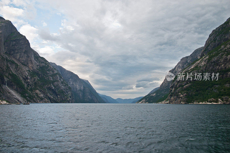 Lysefjorden在挪威