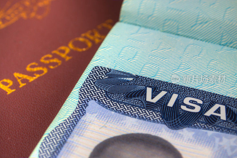 护照和美国移民签证