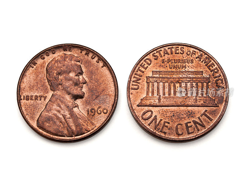 美国货币:一分硬币