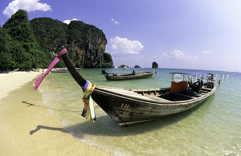 泰国，甲米省，普拉能海滩。