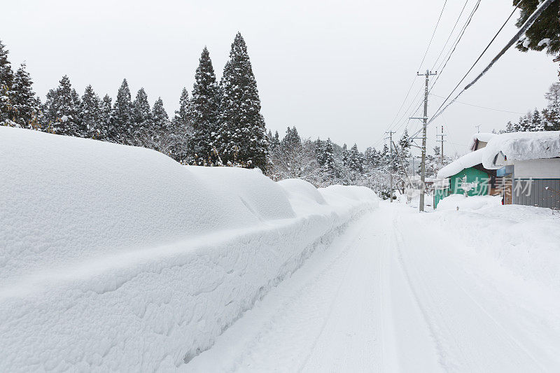 日本下大雪