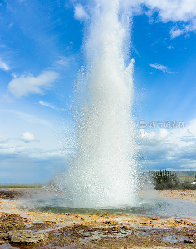 在冰岛geysir