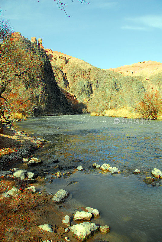 沙林河，沙林峡谷-哈萨克斯坦