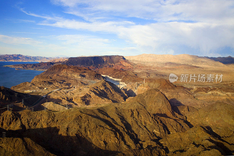 米德湖，胡佛大坝和大峡谷