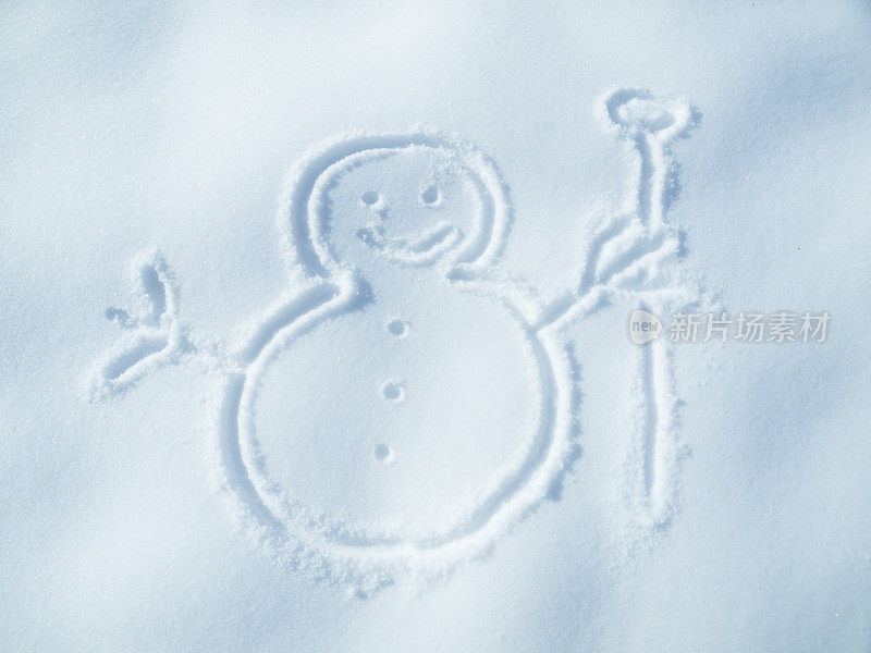 冬天是堆雪人的时间