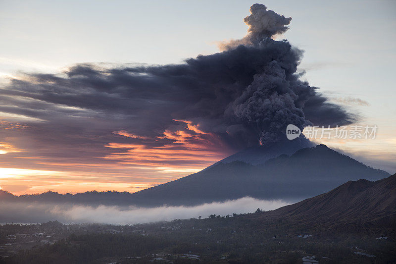 阿贡火山喷发