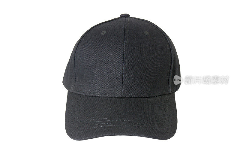 黑色棒球帽。