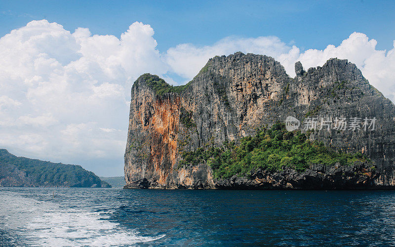 泰国甲米的皮皮岛全景