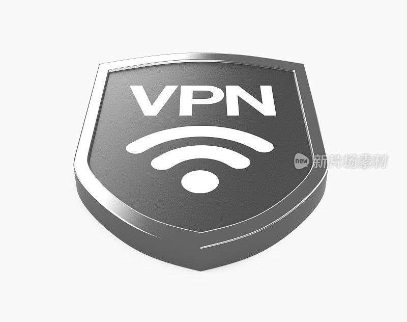 VPN的象征。虚拟专用网络概念