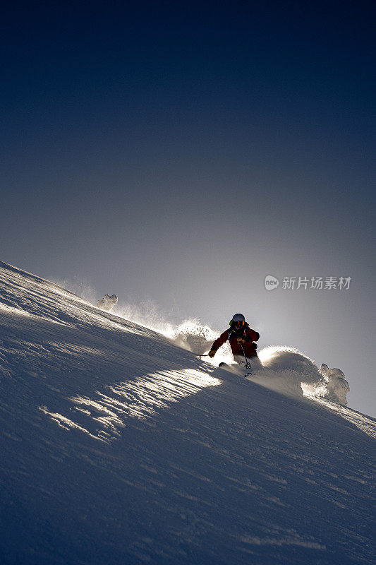 粉滑雪