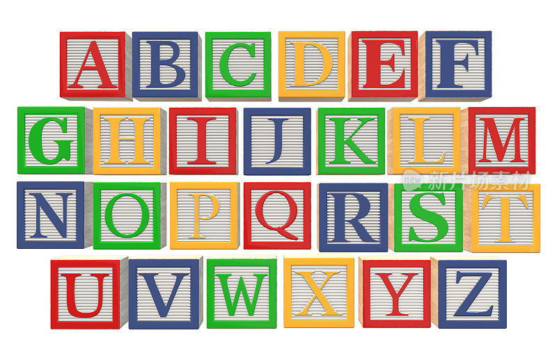 ABC字母木块