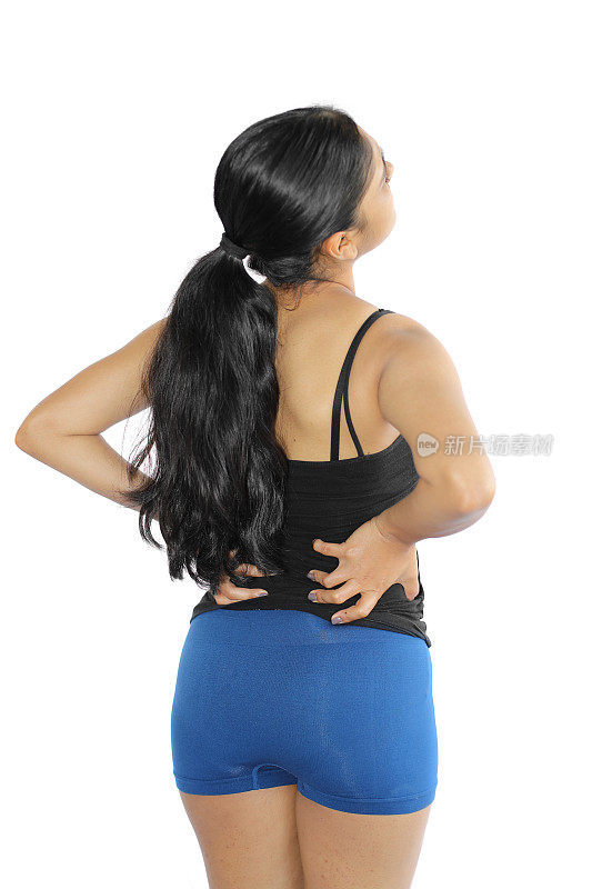 女性背部疼痛
