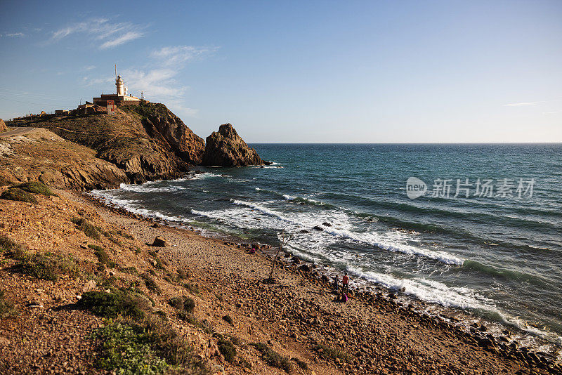 卡波德加塔风景:西班牙的暑假