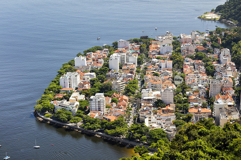 里约热内卢的公寓楼，鸟瞰，巴西