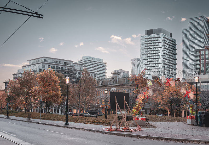 多伦多市中心的Berczy公园