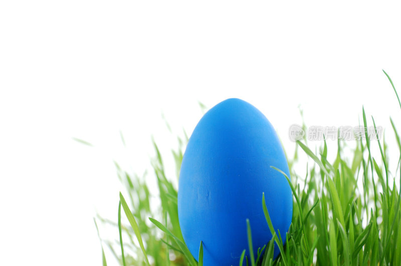 复活节彩蛋的蓝色